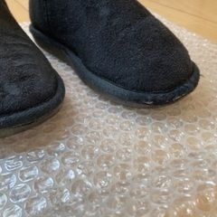 19cmムートンブーツ(黒)の画像