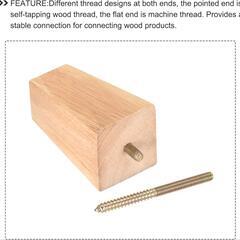 M4 ダブルヘッドボルト セルフタッピングねじ 長さ25mm ソファ家具接続ファスサイズ:M4 x 25mm。
材質:カーボンスチール。の画像