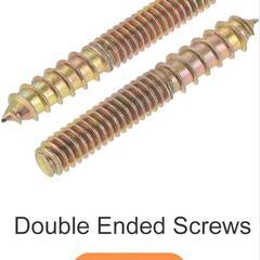 M4 ダブルヘッドボルト セルフタッピングねじ 長さ25mm ソファ家具接続ファスサイズ:M4 x 25mm。
材質:カーボンスチール。の画像