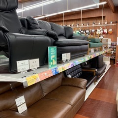 軽トラ無料貸し出し】【unico】【2人掛けソファー】【トレファク所沢店】 の画像