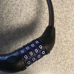 ダイヤル式ワイヤーロックの画像