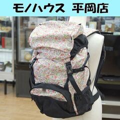 むさしの山荘 オリジナルザック 30L 花柄 ハイキング リュッ...