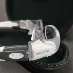 🔶ドイツ エッシェンバッハ ルーペ メガネルーペ 2倍 メガネ型ルーペ 双眼 両眼レンズ 視度調節 拡大鏡ルーペ おしゃれ 虫眼鏡 虫めがね 両手作業 新聞 辞書 手芸 プラモデル 模型作り 老眼鏡いらずの虫メガネ マックス・ディテールの画像