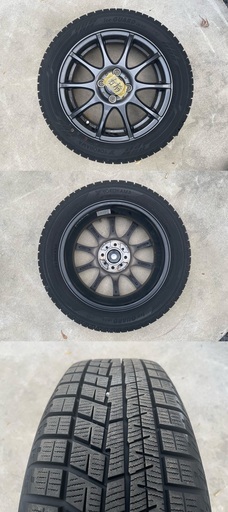 スタッドレスタイヤ＆ホイール YOKOHAMA IceGUARD ig60 165/60 R15 2022年11月購入（中古）