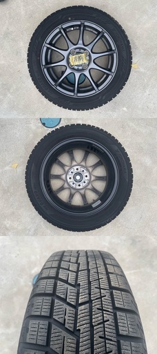 スタッドレスタイヤ＆ホイール YOKOHAMA IceGUARD ig60 165/60 R15 2022年11月購入（中古）