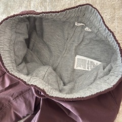 着1回GAP裏地カットソー素材パンツ130ブラウン120の画像