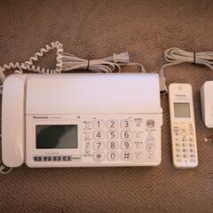 パナソニック KX-PD304W ワイレス電話＆FAX 美品
