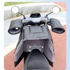 バイク レッグカバー 原付 スクーター 防寒 ひざ掛け 防風 撥水 バイク レッグカバー 防寒 裏起毛 バイク ひざ掛け 保温 スクーター 防寒エプロン 冬 スクーター 通勤防寒の画像