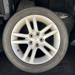 デリカＤ５　純正アルミ夏タイヤ4本セット　215/55R17 YOKOHAMA ブルーアースRV02 