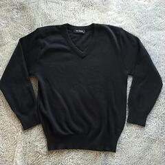 美品★150Vネックセーター★紺★卒業式★結婚式★中学生