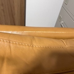 廃盤品 unico ウニコ 「TERRA/テラ」3人掛けソファ 本革の画像
