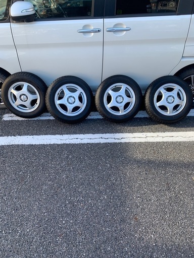 マルチアルミホイール　145/80R13　スタッドレスタイヤ