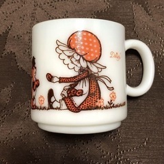  ヘーゼルアトラス　Daisy　ミルクガラス　マグカップ