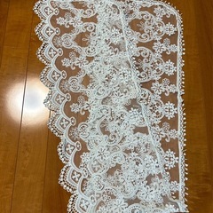 レース　カバー　室内装飾　ソレイユ　SOLEIL 45×180センチの画像