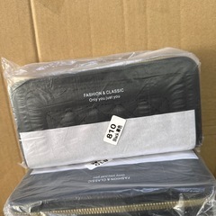 新品・財布・黒色の画像