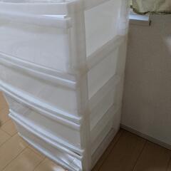 プラスチック 4段 ケース タンスの画像