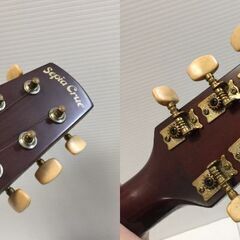 ○Sepia Crue MODEL №W-50-TS セピアクルー ミニアコースティックギター 全長67㎝ 音楽 楽器 中古品(NF241222)303-554の画像
