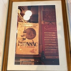 ポスター付き額縁