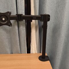 ELECOM クランプ式モニターアーム VESAマウント DPA...