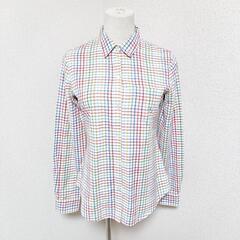 セオリー 美品 長袖シャツ 胸ポケット付き チェック柄 マルチカ...
