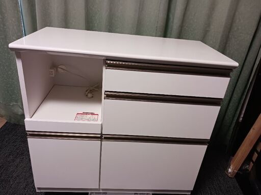 キッチン収納　レンジ台　OPカウンター　90cm