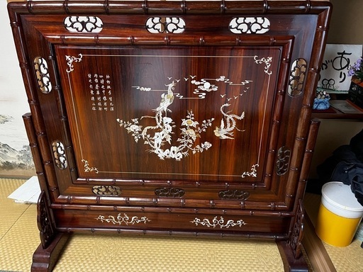 螺鈿細工 和家具 間仕切り