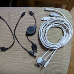 USB TYPE C 色々ケーブル差し上げます。