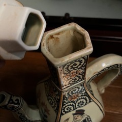 染付南蛮水差し　水差し　特大の画像