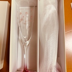 ANNIVERSAIRE アニヴェルセル　シャンパングラス　桜花びら