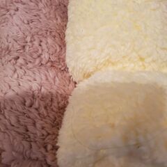 冬素材　ハンドメイドに　ニット生地　プードルファーなどまとめての画像