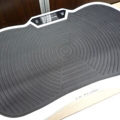 振動マシーン ブルブルマシーン エクササイズ ULALOV 中古 ホワイト系 リモコン付き 苫小牧西店の画像