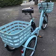 電動アシスト　三輪車　ラクットワゴン　ブリヂストンの画像