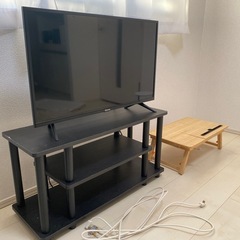 テレビ＋テレビ台＋PCスタンドの三点セットの画像