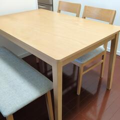 【ダイニングテーブルセット　４人掛】【本日12/22希望】