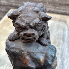 置物　狛犬？の画像
