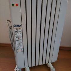 デロンギ オイルヒーター TRS0812ECF ２４時間タイマー 専用カバー付きの画像