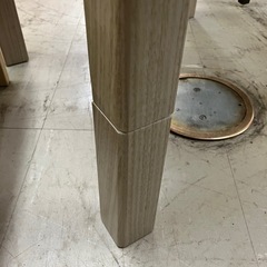 N2412-711 1人用こたつセット イス付 バラ売り不可 中古美品 通電確認済みの画像