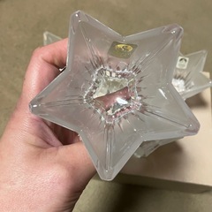 お取引中 クリスタルの星型の器5客の画像