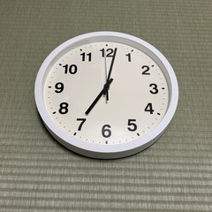 【お譲りします】シンプルな掛け時計の画像