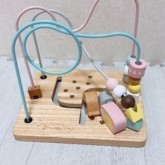 ミルキートイ　アニマルマーチ　木製知育玩具 美品