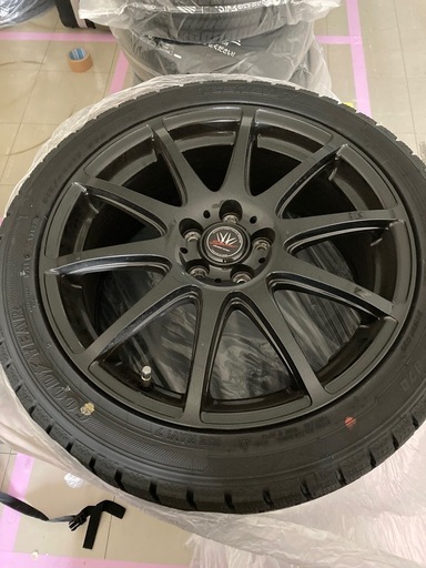 スタッドレス　4本　ホイール付き　215 45 17インチ