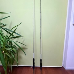 カワハギ　ロッド　2本セット　ケース付き