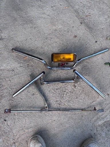 バイクハンドル、旗棒、フォグ