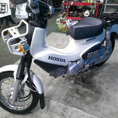 HONDA クロスカブ50 白 エンジン始動動画 自賠責保険で乗れます 半額配送キャンペーン 現状渡し諸経費￥0- 横浜 P-Yardの画像