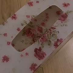 スイートデコレーション 薔薇柄 ティッシュケース ヨーロピアン 姫系の画像
