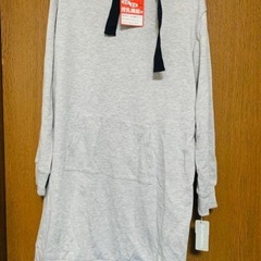 【新品・未使用】マタニティ　ワンピース　グレー　L