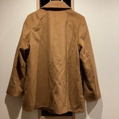 レディース　ベージュ　ピーコート　サイズＭの画像