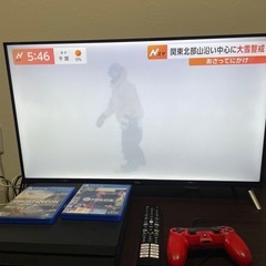 液晶テレビ32型、プレイステーション4Pro
