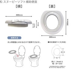 スヌーピーソフト補助便座の画像