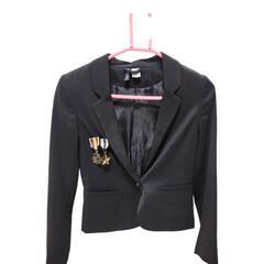 H&M　黒　ジャケット　テーラードジャケット　ブラック　エイチアンドエムの画像